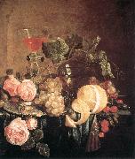 Jan Davidsz. de Heem Still-Life with Flowers and Fruit USA oil painting artist